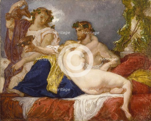 Horace and Lydia, after 1843. Creator: Thomas Couture.