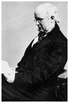 Horace Greeley, American newspaper editor and politician, c1865 (1955)