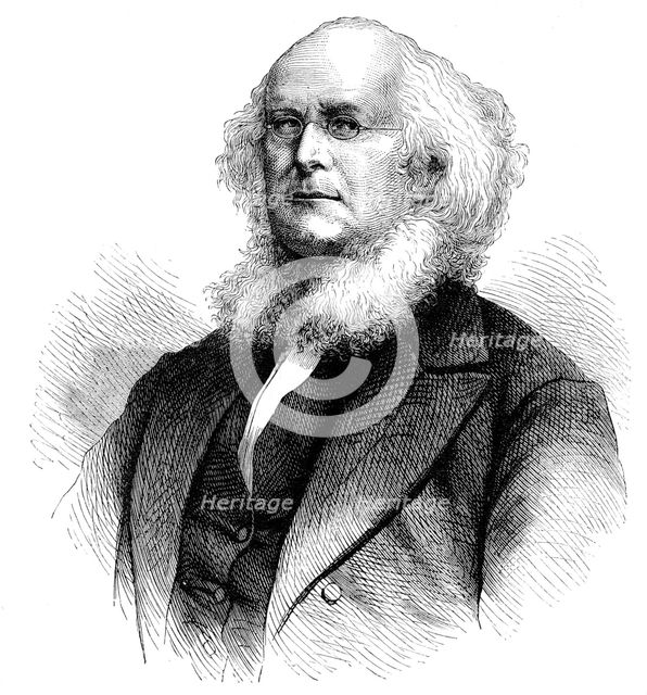 Horace Greeley, American newspaper editor, politician and reformer, (c1880). Artist: Unknown