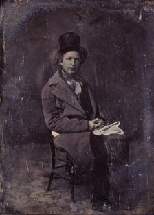 Horace Greeley, between 1844 and 1860. Creator: Mathew Brady