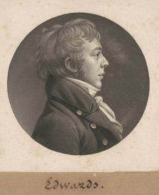 Horace Hampton Edwards, c. 1807. Creator: Charles Balthazar Julien Févret de Saint-Mémin