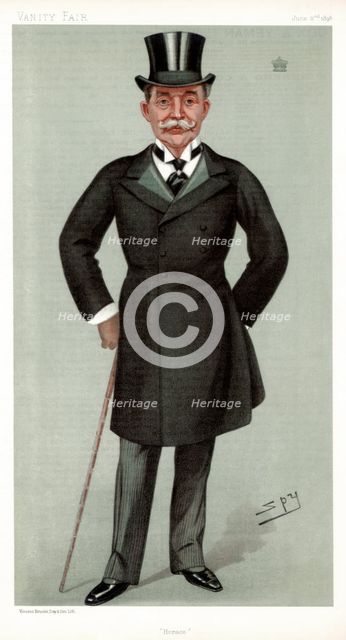 'Horace', Lord Farquhar, British financier and politician, 1898.Artist: Spy