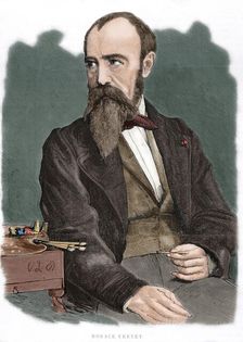 Horace Vernet (1789-1863), French painter, 1862. Creator: Unknown