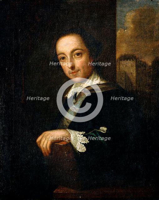 Horace Walpole, 4th Earl of Orford, English historian, antiquarian and politician, 1754 Artist: John Giles Eccardt.