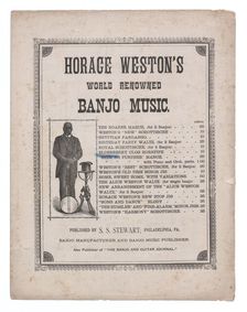Horace Weston's World Renowned Banjo Music 1883. Creator: Unknown