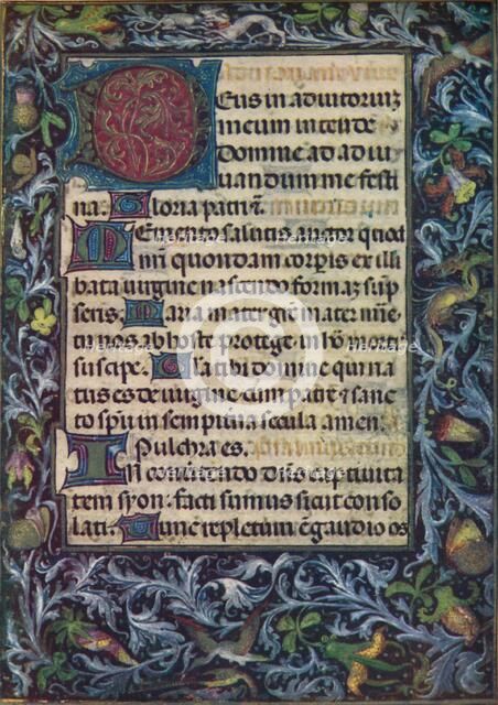 Horae Beatae Virginis Mariae, (Fifteenth Century), 1903. Artist: Unknown
