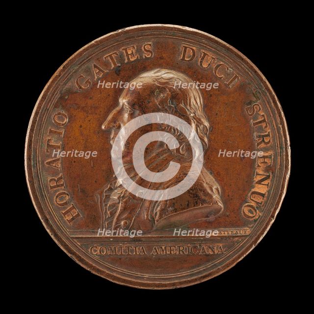 Horatio Gates, 1728-1806, Major General [obverse], 1787. Creator: Nicolas-Marie Gatteaux.