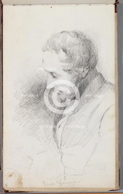 Horatio Greenough, c1830. Creator: Thomas Cole.