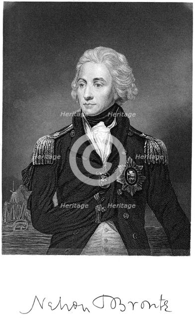 Horatio Nelson, 1st Viscount Nelson, English naval commander. Artist: Unknown