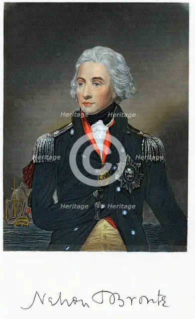 Horatio Nelson, 1st Viscount Nelson, English naval commander. Artist: Unknown