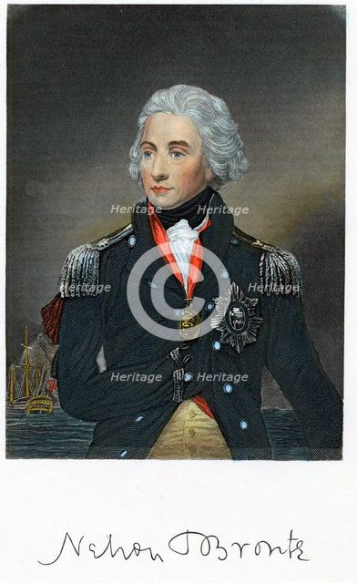 Horatio Nelson, 1st Viscount Nelson, English naval commander. Artist: Unknown