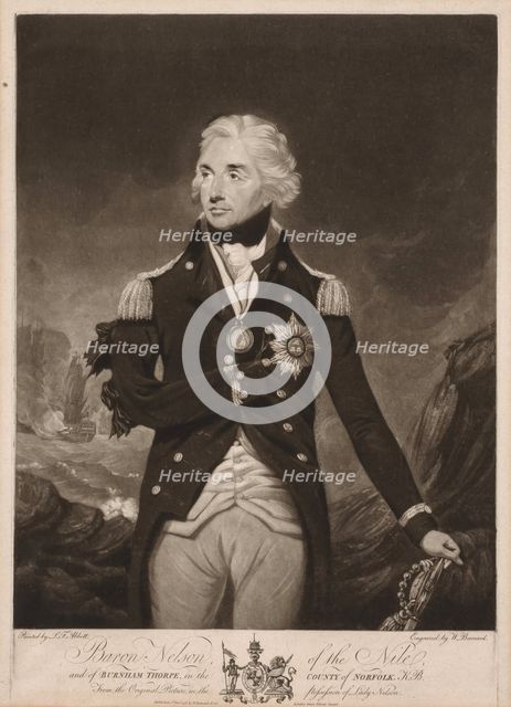 Horatio Nelson. Creator: William Barnard (British, 1774-1849).