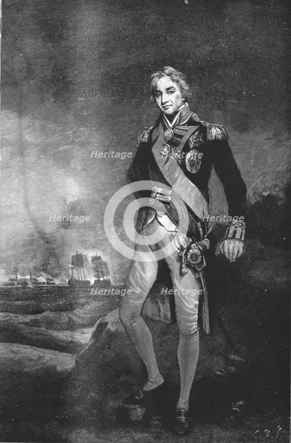 'Horatio Nelson, Viscount Nelson, and Duke of Bronte,K.B.,Vice- Admiral...', 1891. Creator: John Hoppner.