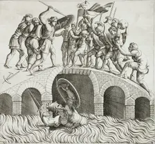 Horatius Cocles, 16th century. Creator: Diana Mantuana