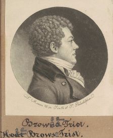Hore Browse Trist, 1798. Creator: Charles Balthazar Julien Févret de Saint-Mémin
