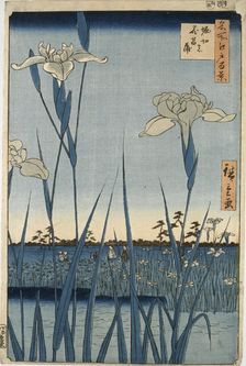 Horikiri Iris Garden, 1857. Creator: Ando Hiroshige