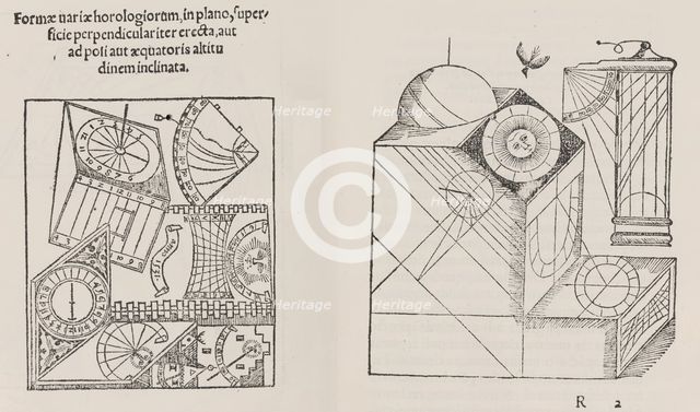Horologiographia, post priorem aeditionem per Sebast. Munsterum, 1533. Creator: Workshop of Hans Holbein the Younger.