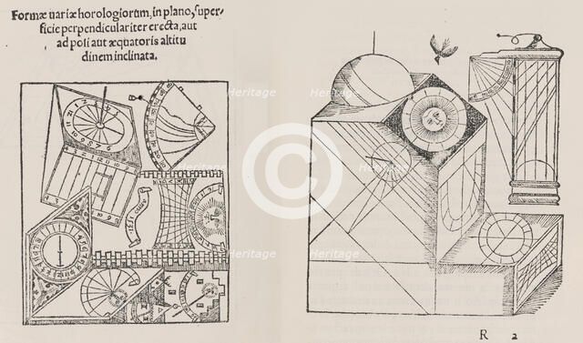 Horologiographia, post priorem aeditionem per Sebast. Munsterum, 1533. Creator: Workshop of Hans Holbein the Younger.