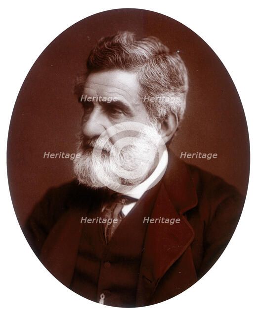 Hormuzd Rassam, explorer and archaeologist, 1881. Creator: Lock & Whitfield.