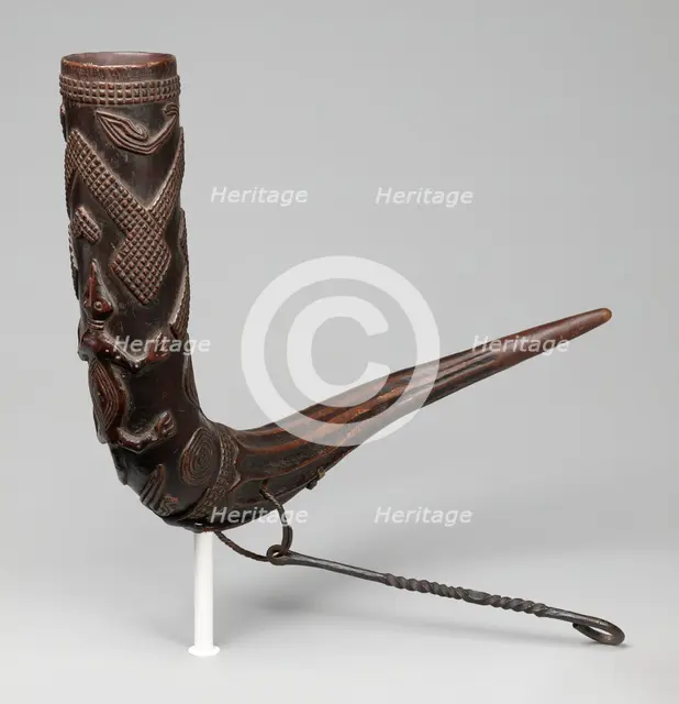 Horn, Democratic Republic of the Congo, Late 19th-early 20th century. Creator: Unknown.