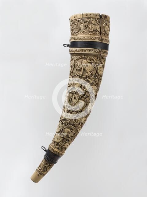 Horn (Oliphant), South Italian, horn, 11th-12th century. Creator: Unknown.