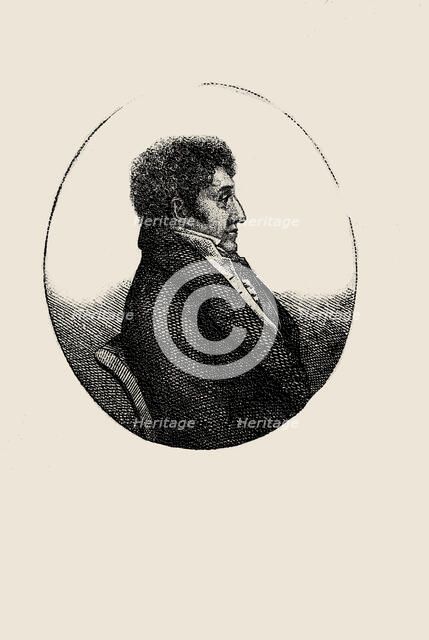 Horn player and composer Georg Abraham Schneider (1770-1839), 1820. Creator: Anonymous.