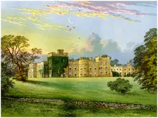 Hornby Castle, Yorkshire, home of the Duke of Leeds, c1880. Creator: Unknown