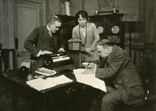 Hornblower surrenders 1920, (1928). Creator: Foulsham and Banfield