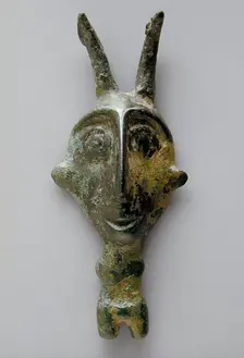 Horned Female Figure, between c.1000 and c.650 B.C.. Creator: Unknown