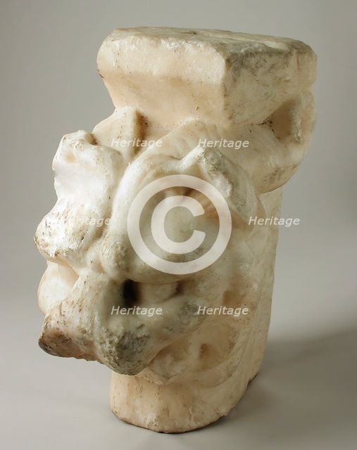 Horned Lion's Head, c.150 B.C.-A.D. 225 or later. Creator: Unknown.