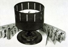 Horner's Zoetrope, strobe machine created in 1834 by William George Horner