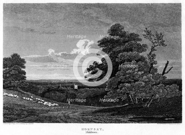 Hornsey, London, 1811.Artist: J Greig