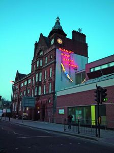 Hornsey Road Baths, Hornsey Road, Finsbury Park, Islington, Greater London Authority, 2012. Creator: Simon Inglis