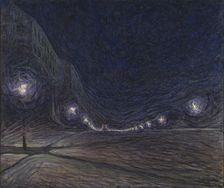Hornsgatan, la nuit, 1902