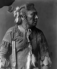 Horse Capture-Atsina, c1908. Creator: Edward Sheriff Curtis