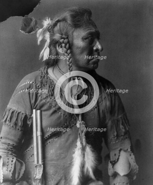 Horse Capture-Atsina, c1908. Creator: Edward Sheriff Curtis.