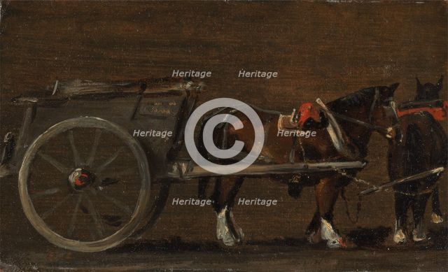 Horse and Cart, ca. 1814. Creator: John Constable.