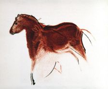 Horse and Hind, Palaeolithic cave painting from Altamira, southern Spain, c16,000-c9000 BC