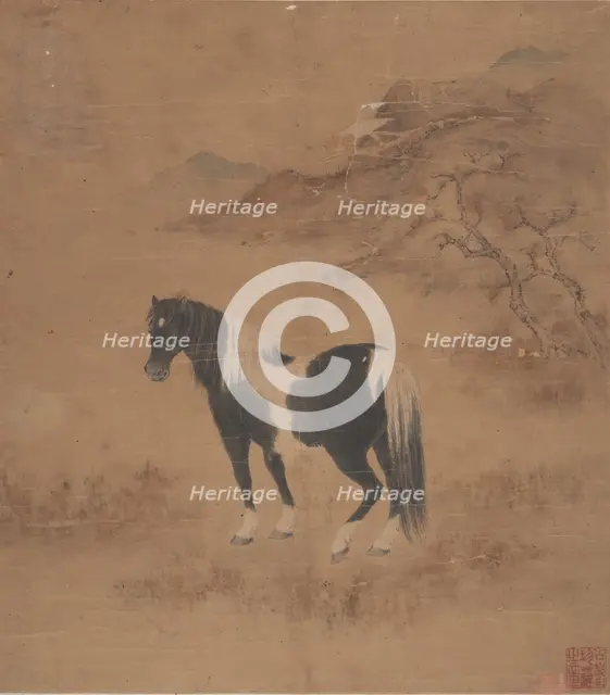 Horse and Landscape. Creator: Unknown.