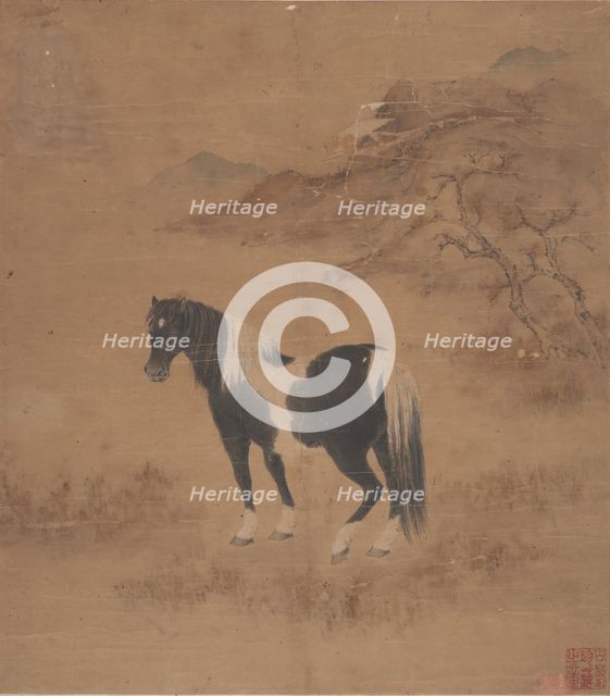 Horse and Landscape. Creator: Unknown.
