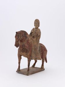 Horse and rider, 386-535. Creator: Unknown