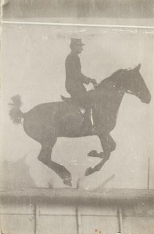 Horse And Rider (Cavalier Et Cheval) #2, c1888. Creator: Etienne Jules Marey
