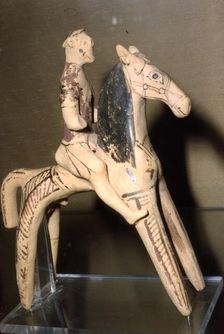 Horse and Rider, Greek Terracotta, 6th century BC
