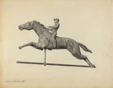 Horse and Rider Weather Vane, 1935/1942. Creator: Helen Hobart