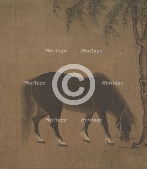 Horse and Willow Tree, early 15th century. Creator: Unknown.