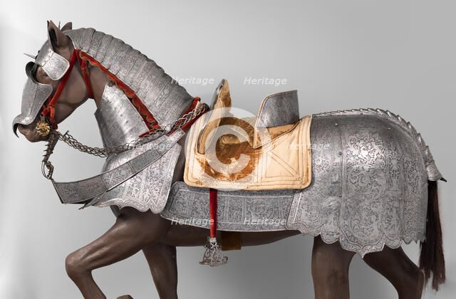 Horse armour probably made for Count Antonio IV Collalto, Italian, c1580-90 and later. Creator: Unknown.