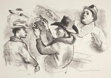 Horse Auction, 1939. Creator: Boardman Robinson