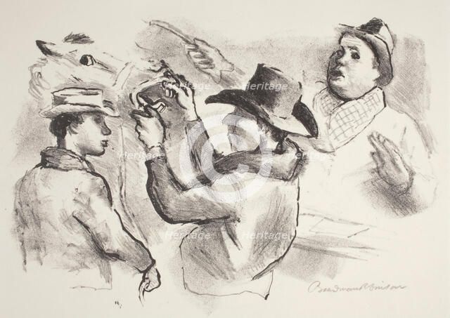 Horse Auction, 1939. Creator: Boardman Robinson.