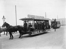 Horse bus at the RAC TT race, Isle of Man, 10 June 1914. Artist: Bill Brunell