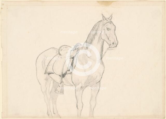Horse, c. 1860s. Creator: Emanuel Gottlieb Leutze.